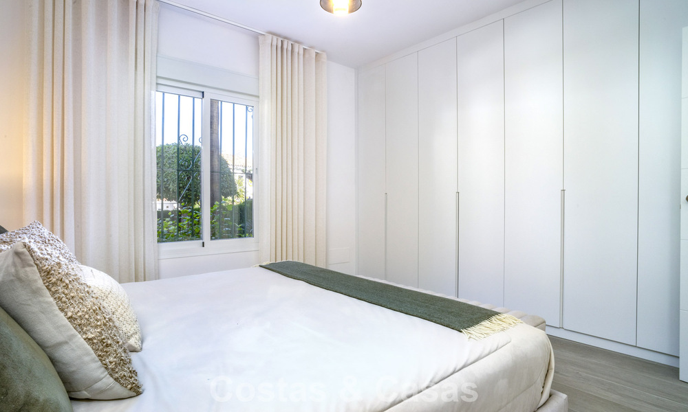 Renovated 3-bedroom garden apartment within walking distance to Puerto Banus in Nueva Andalucia, Marbella 780698