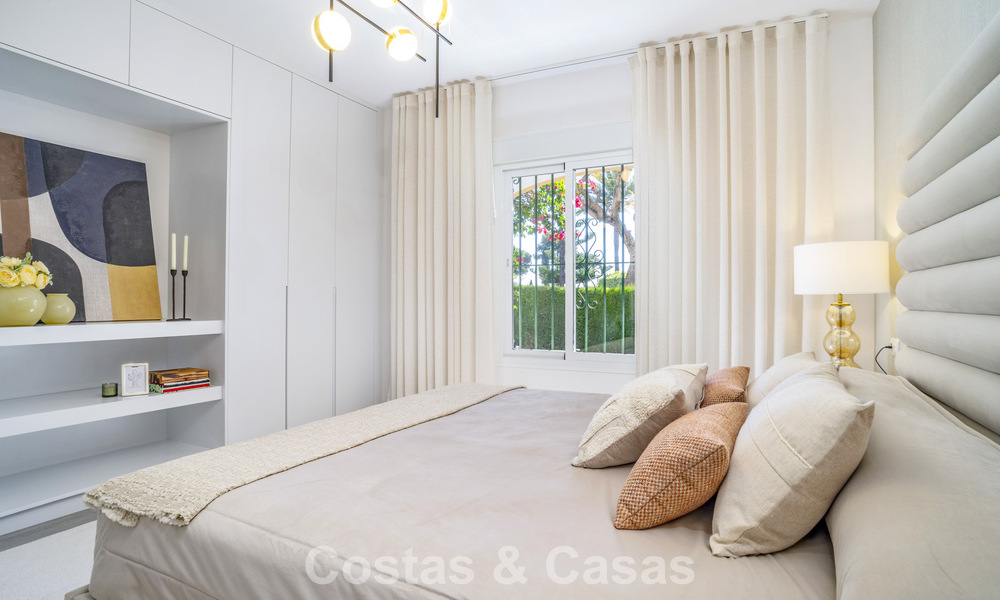 Renovated 3-bedroom garden apartment within walking distance to Puerto Banus in Nueva Andalucia, Marbella 780699