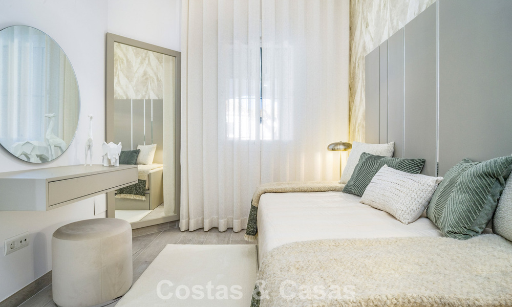 Renovated 3-bedroom garden apartment within walking distance to Puerto Banus in Nueva Andalucia, Marbella 780702