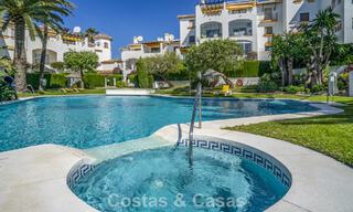 Renovated 3-bedroom garden apartment within walking distance to Puerto Banus in Nueva Andalucia, Marbella 780706 