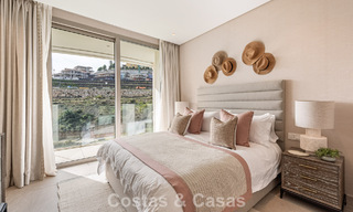 Superior garden apartment with panoramic sea views for sale in La Quinta, Marbella - Benahavis 780716 