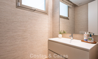 Superior garden apartment with panoramic sea views for sale in La Quinta, Marbella - Benahavis 780718 