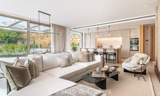 Superior garden apartment with panoramic sea views for sale in La Quinta, Marbella - Benahavis 780727 