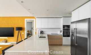 Move-in ready, modern-sleek penthouse with panoramic sea views for sale, in a luxury resort near Marbella town 780747 