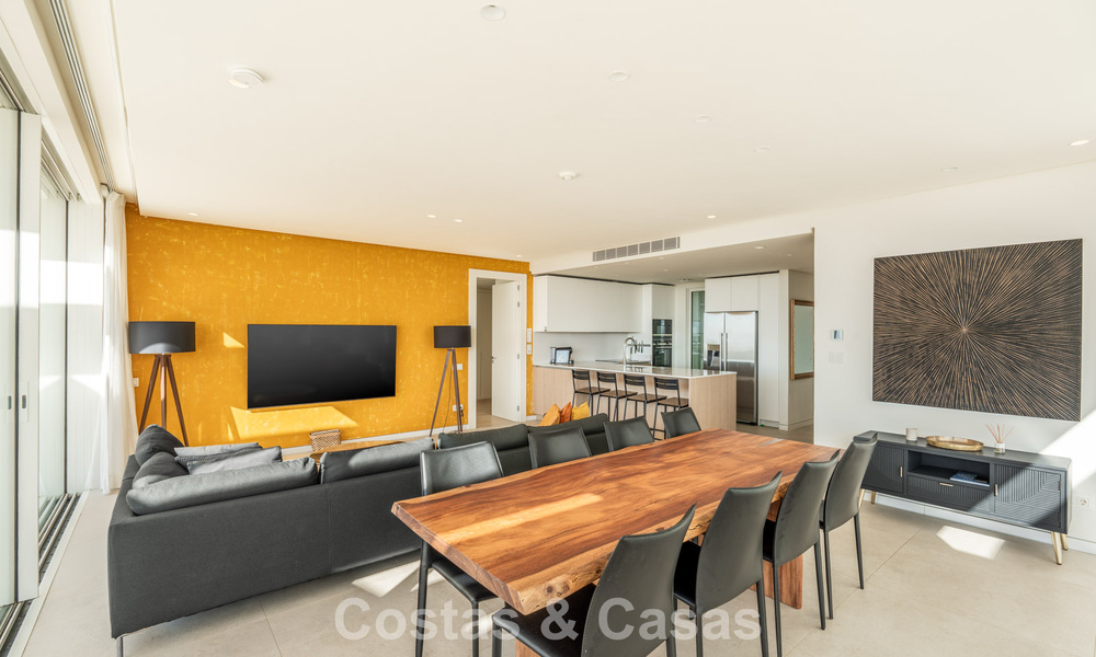 Move-in ready, modern-sleek penthouse with panoramic sea views for sale, in a luxury resort near Marbella town 780750
