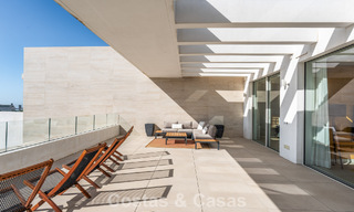 Move-in ready, modern-sleek penthouse with panoramic sea views for sale, in a luxury resort near Marbella town 780754 