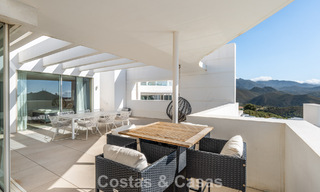 Move-in ready, modern-sleek penthouse with panoramic sea views for sale, in a luxury resort near Marbella town 780755 