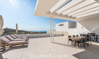Move-in ready, modern-sleek penthouse with panoramic sea views for sale, in a luxury resort near Marbella town 780759 