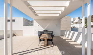 Move-in ready, modern-sleek penthouse with panoramic sea views for sale, in a luxury resort near Marbella town 780760 