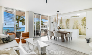Luxurious, modern apartment with sea views for sale directly on the beach in Estepona, Costa del Sol 780775 