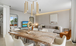 Luxurious, modern apartment with sea views for sale directly on the beach in Estepona, Costa del Sol 780798 