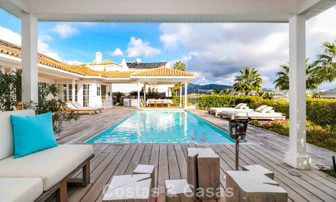 Ready to move in, Mediterranean single storey villa for sale, in a golf area of Benahavis - Marbella 780826
