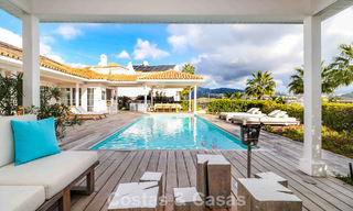 Ready to move in, Mediterranean single storey villa for sale, in a golf area of Benahavis - Marbella 780826 