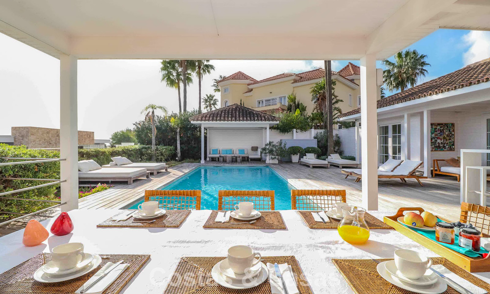 Ready to move in, Mediterranean single storey villa for sale, in a golf area of Benahavis - Marbella 780835