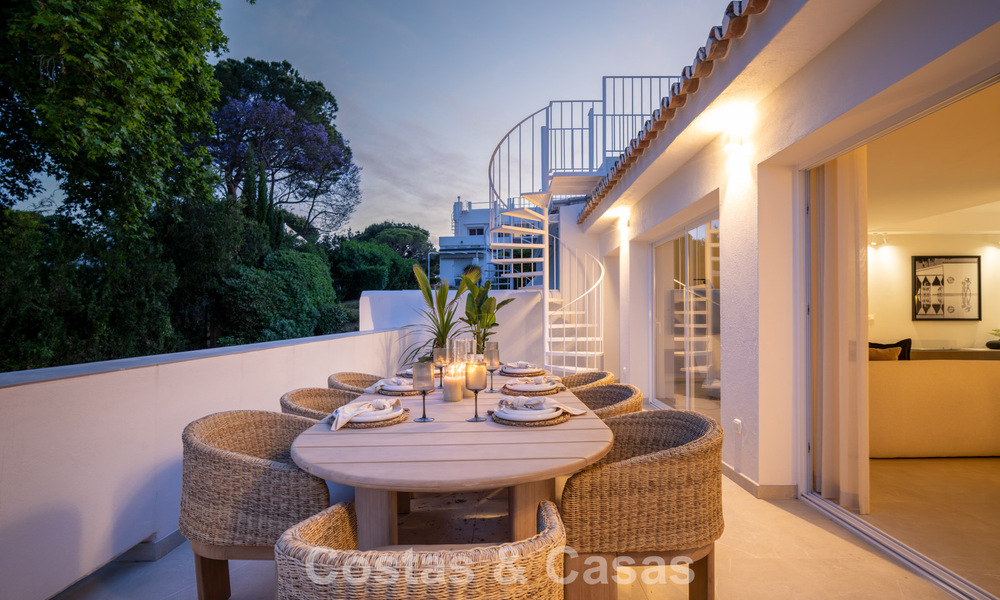 Charming renovated townhouse for sale in the popular golf enclave of Aloha Golf, in Nueva Andalucia, Marbella 780848