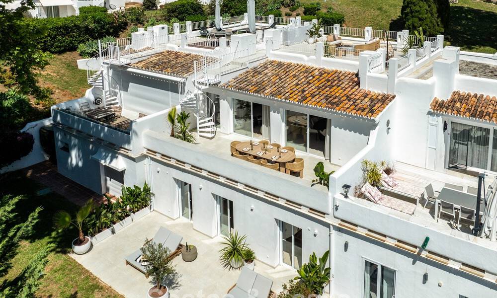 Charming renovated townhouse for sale in the popular golf enclave of Aloha Golf, in Nueva Andalucia, Marbella 780850