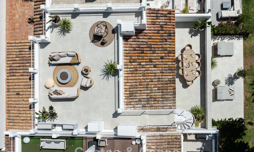 Charming renovated townhouse for sale in the popular golf enclave of Aloha Golf, in Nueva Andalucia, Marbella 780852