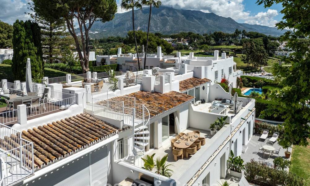 Charming renovated townhouse for sale in the popular golf enclave of Aloha Golf, in Nueva Andalucia, Marbella 780853
