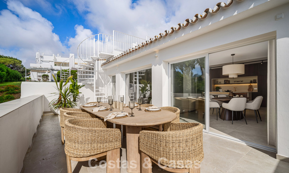 Charming renovated townhouse for sale in the popular golf enclave of Aloha Golf, in Nueva Andalucia, Marbella 780865