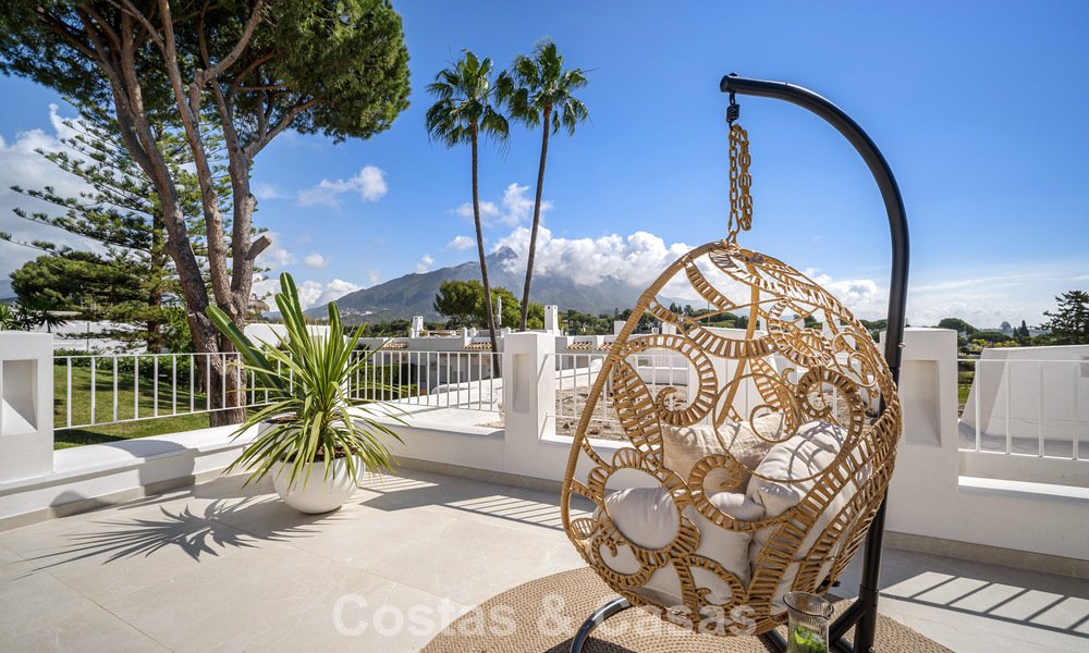 Charming renovated townhouse for sale in the popular golf enclave of Aloha Golf, in Nueva Andalucia, Marbella 780892