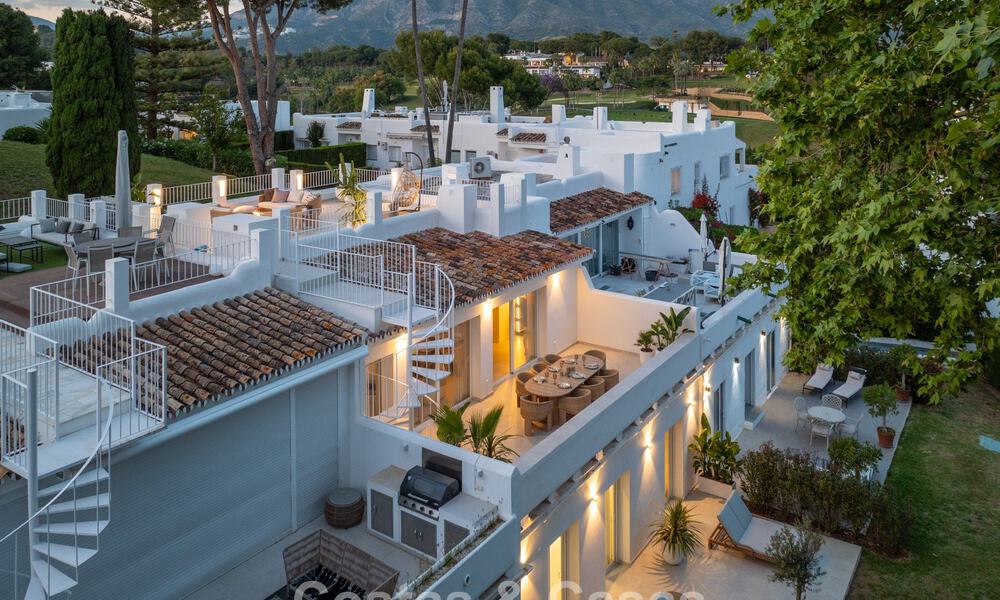 Charming renovated townhouse for sale in the popular golf enclave of Aloha Golf, in Nueva Andalucia, Marbella 780904