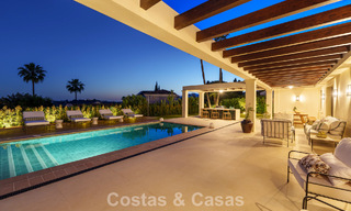 Move-in ready, single level luxury villa for sale in Nueva Andalucia’s Golf Valley, Marbella 780927 