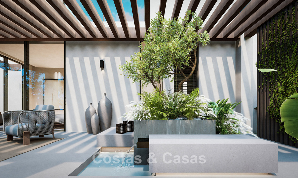 Exclusive renovated villa with sophisticated architecture for sale in prestigious Nueva Andalucia, Marbella 781041