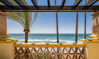 Luxurious 3-bedroom beachfront apartment with frontal sea views for sale east of Marbella centre 780910 