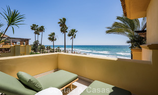 Luxurious 3-bedroom beachfront apartment with frontal sea views for sale east of Marbella centre 780911 