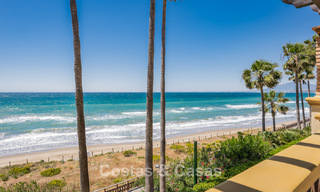Luxurious 3-bedroom beachfront apartment with frontal sea views for sale east of Marbella centre 780914 
