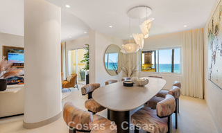 Luxurious 3-bedroom beachfront apartment with frontal sea views for sale east of Marbella centre 780916 