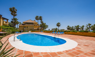 Luxurious 3-bedroom beachfront apartment with frontal sea views for sale east of Marbella centre 780947 