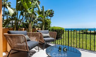Move-in ready beach apartment with stunning sea views for sale in the western part of Estepona 781075 