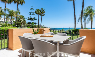 Move-in ready beach apartment with stunning sea views for sale in the western part of Estepona 781085 