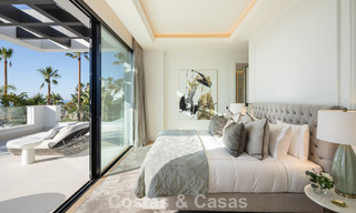 Exclusive luxury villa with modern Andalusian architecture for sale with panoramic sea views in Marbella - Benahavis 781188 