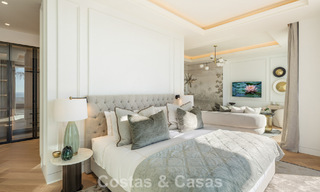 Exclusive luxury villa with modern Andalusian architecture for sale with panoramic sea views in Marbella - Benahavis 781189 