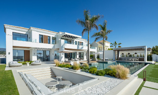 Exclusive luxury villa with modern Andalusian architecture for sale with panoramic sea views in Marbella - Benahavis 781202 