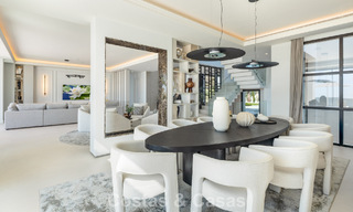 Exclusive luxury villa with modern Andalusian architecture for sale with panoramic sea views in Marbella - Benahavis 781206 
