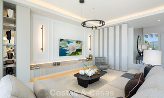 Exclusive luxury villa with modern Andalusian architecture for sale with panoramic sea views in Marbella - Benahavis 781207 