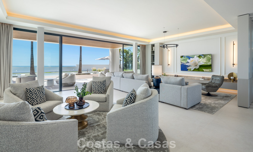 Exclusive luxury villa with modern Andalusian architecture for sale with panoramic sea views in Marbella - Benahavis 781208
