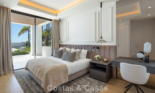 Exclusive luxury villa with modern Andalusian architecture for sale with panoramic sea views in Marbella - Benahavis 781210 