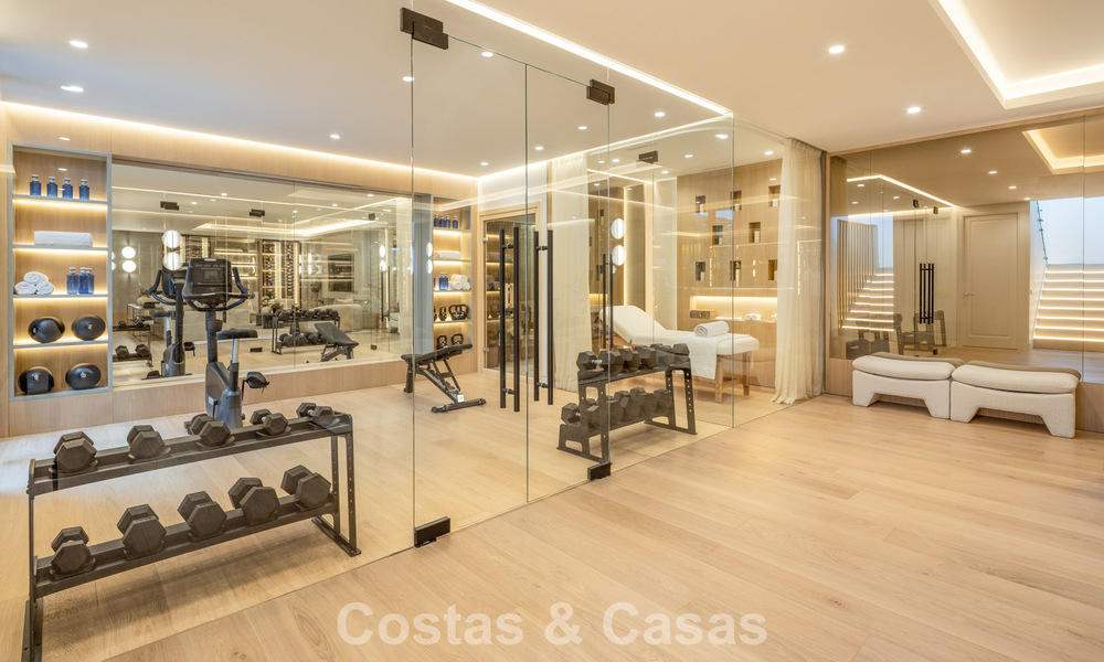 Exclusive luxury villa with modern Andalusian architecture for sale with panoramic sea views in Marbella - Benahavis 781216