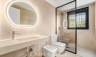 Luxury single storey villa with sea views for sale near the beach and golf course in Mijas Costa, Costa del Sol 781229 