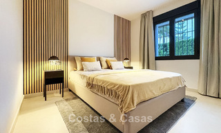 Luxury single storey villa with sea views for sale near the beach and golf course in Mijas Costa, Costa del Sol 781247 