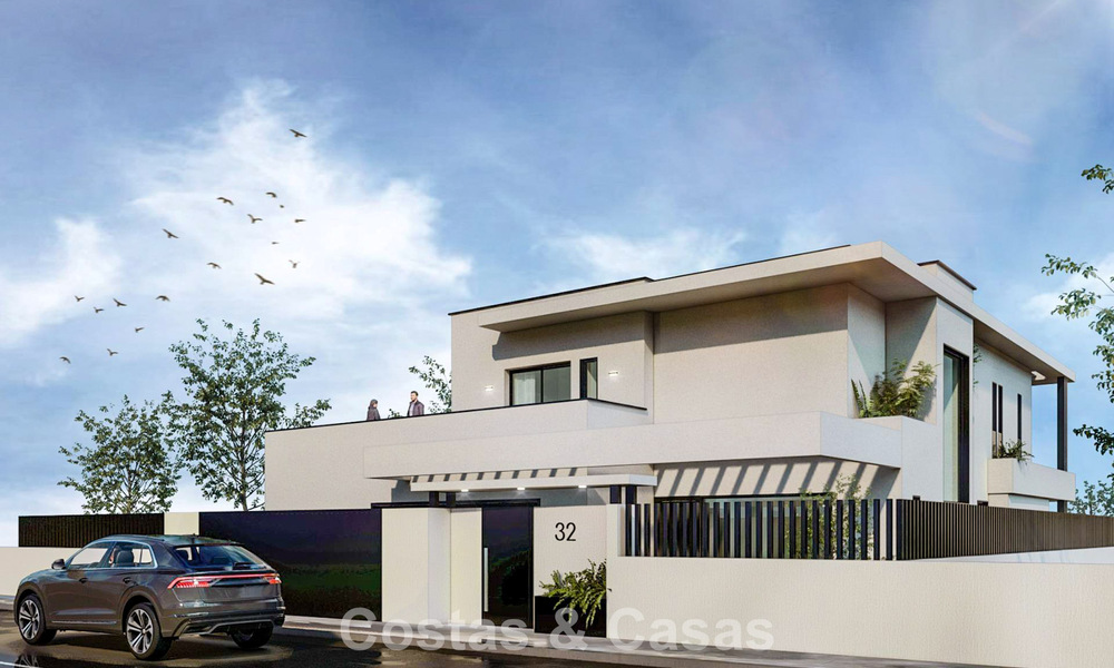 Contemporary new build villa for sale in a popular golf setting in Mijas, Costa del Sol 781156