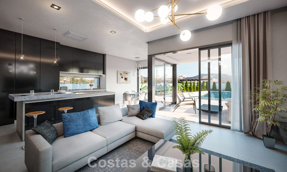 Contemporary new build villa for sale in a popular golf setting in Mijas, Costa del Sol 781159