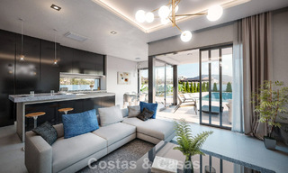 Contemporary new build villa for sale in a popular golf setting in Mijas, Costa del Sol 781159 