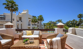 Luxury penthouse for sale on the beach on the New Golden Mile between Marbella and Estepona 781252 