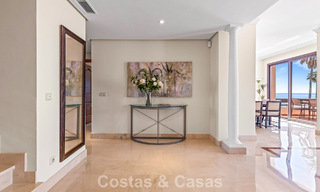 Luxury penthouse for sale on the beach on the New Golden Mile between Marbella and Estepona 781256 