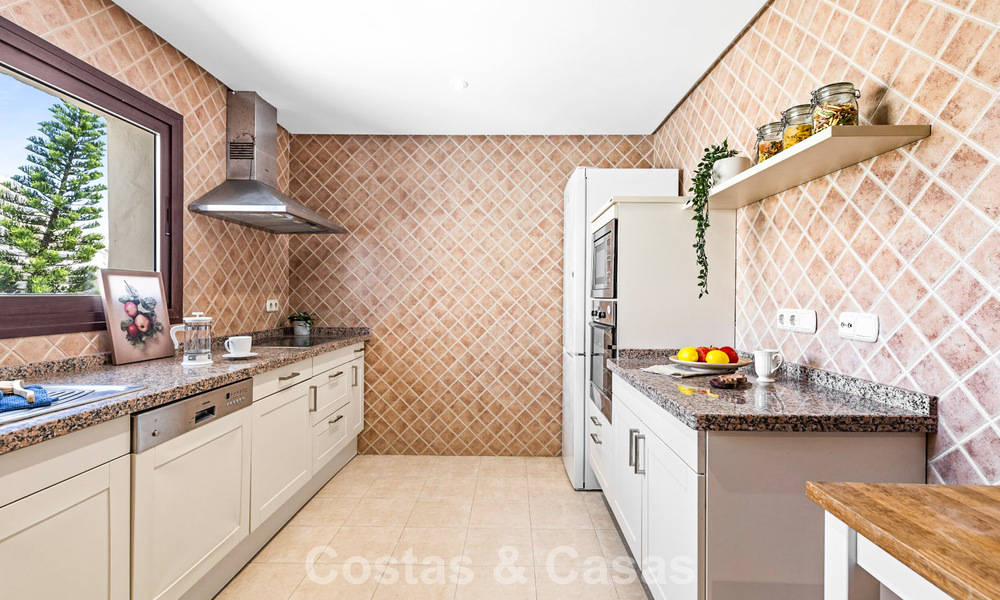 Luxury penthouse for sale on the beach on the New Golden Mile between Marbella and Estepona 781257
